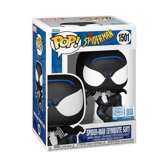 Marvel Spider-Man (Symbiote Suit) Funko Pop! Vinyl Figure #1501 Exclusive - Picture 2 of 4